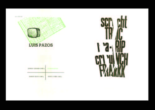 Excerpt from Diagonal Cero 23 - Luis Pazos©image: M HKA