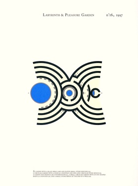 <p><em>'Labyrinth & Pleasure Garden n</em>°16', 1997</p>©image: M HKA