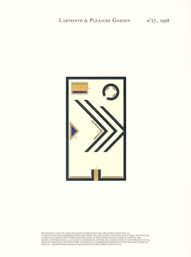 <p><em>'Labyrinth & Pleasure Garden n</em>°17', 1998</p>©image: M HKA