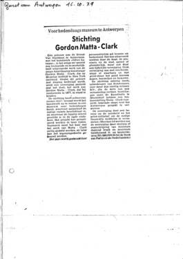 Stichting Gordon Matta-Clark, GvA, 16-10-79