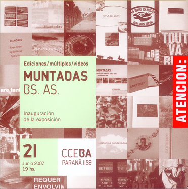 Postcard.  Muntadas/ BS AS. Published in Buenos Aires, 2007.&#169; image: M HKA
