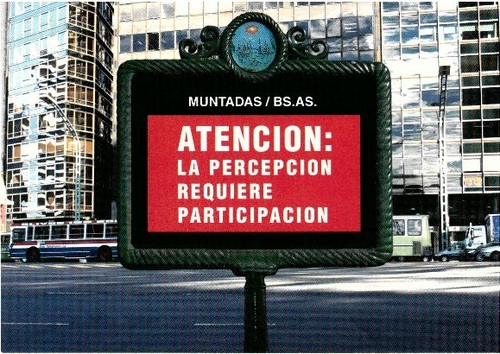 Image of the postcard. Muntadas/ BS AS, Published in Buenos Aires, 2007&#169; image: M HKA