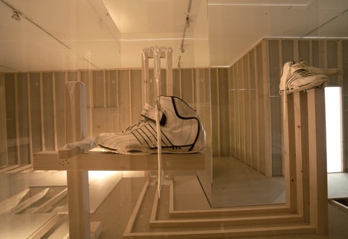 Alexander Singh, 'The Marque of the Third Stripe', installation and video, “Of This Tale I Cannot Guarantee A Single Word”, the Curating Contemporary Art Degree Show at The Royal College of Art, London (2008).©Alexandre Singh