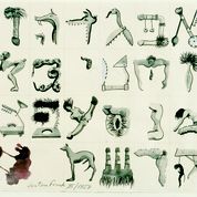 Justine Frank, the Hebrew Alphabet, from The Stained Portfolio, 1927