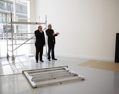 Jan Vercruysse and Flor Bex (former director of M HKA)&#169;image: M HKA