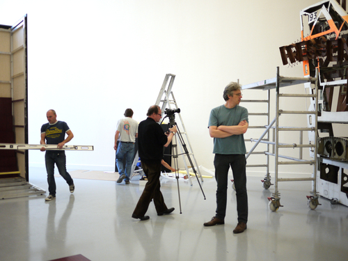 Jan Vercruysse and Bart de Baere (director M HKA)&#169;image: M HKA