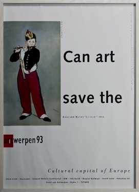 <p>Can art save the (1993)</p>
&#169;image: M HKA