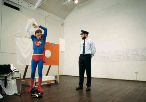 2001 group re-enactment performance Courtesy the artist and Anna Schwartz Gallery, Melbourne and Sydney Photo: Robert Frith