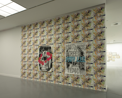 M/M, Wallpaper poster 1.3. (AnnLee Colours: Two Minutes Out of Time), 171.1 x 117 cm, 2002 (print )&#169;image: M HKA