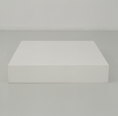 Plâtre 1988, soccle de Musée Rodin, Meudon, supportant Victor Hugo debout, plâtre 1897