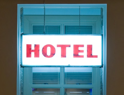 <p>Hotel Sign&nbsp;</p><p>HOTEL: 16 x 120 x 15 cm</p>