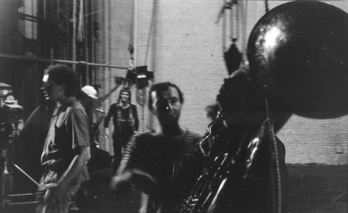 <p>Hugo Roelandt, Jo Bafcop &amp; Patricia Beyssens at Beursschouwburg, 1979</p>&#169; Estate Hugo Roelandt
