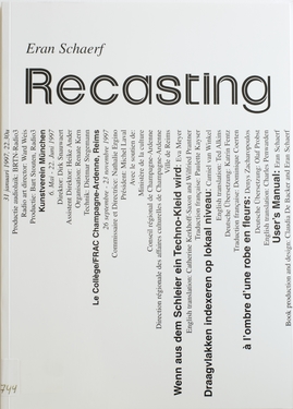 Eran Schaerf 'Recasting'