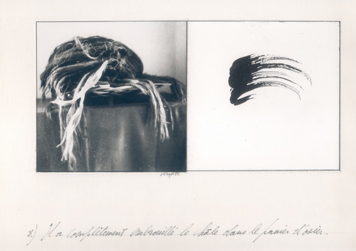 <p>Jacques&nbsp;Louis Nyst, <em>La maison travers&eacute;e par l&#39;orage</em>, 1975</p>
&#169;image:  M HKA, Collection M HKA, Schenking Stichting Gordon Matta-Clark