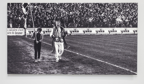 <p>Jacques Lennep, <em>Le Musée de l'Homme: Ezio Bucci, Supporter</em>, 1976-1979</p>
©image:  M HKA, Collectie SMart, Collectie ARGOS