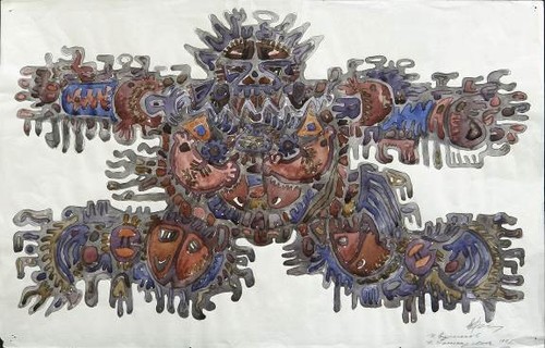 <p>Izmail Efimov, <em>Swamp Wonder</em>, 1993</p>
