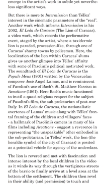 <p>Information about the music.</p>

<p>http://www.situations.org.uk/wp-content/uploads/2013/10/A_response_to_Intermission.pdf</p>
