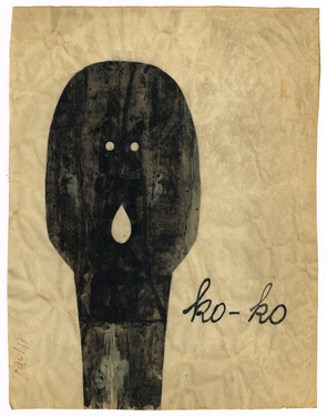 <p>Leon Van Essche, Art work for <em>ko-ko&nbsp;</em>4, December 1977</p>
&#169;scan:Simon Delobel, Hugo Voeten Art Center, 2018