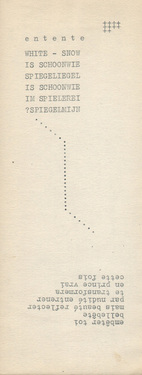 <p>Leon Van Essche <em>&#39;XIII Kankerremedies K&#39;</em>, 1960</p>
&#169;scan: Wilfried Wynants