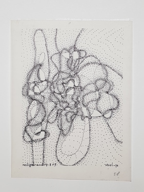 <p><em>Redigerend </em>7-8-9 from raul, was written in 1976, published in the magazine <em>Koko</em>, volume 2, number 1 (February 1977). Was also on display at the Leon van Essche exhibition at ICC, Antwerp, March 14 - April 19, 1981</p>
&#169;scan: Wilfried Wijnants, 2018