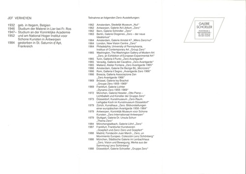 <p>Invitation, back side</p>
&#169; Scan: CKV, 2019 - Jef Verheyen Archive