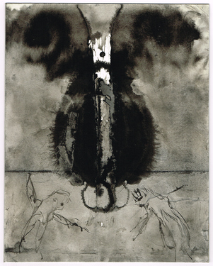 <p>Entangling Dreams of a Slimemouldworm_9, 1981.<br />
Published in: Simon Delobel, <em>Leon Van Essche |LVE| |LAURENS| |RUTH ZWART| |RAUL|. </em> Herentals Art Center Hugo Voeten, 2018, p.54</p>
&#169;scan: Wilfried Wynants