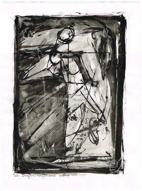 <p>The Bedwin Flux. Two Dragon transformed hooked-ones. 1989</p>
©scan: Wilfried Wynants