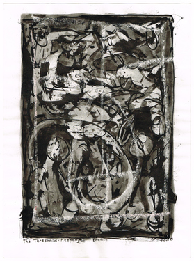 <p>The Bedwin Flux. The Treshold-Keeper's breath. 1989</p>
©scan: Wilfried Wynants