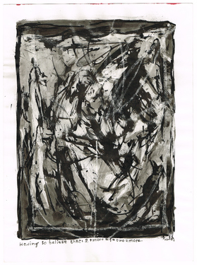 <p>The Bedwin Flux. Having to believe that: 2 + more = 1 = 2 = more. 1989</p>
©scan: Wilfried Wynants