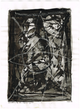 <p>The Bedwin Flux. Daimoons of the Crystal-gazer. 1989</p>
©scan: Wilfried Wynants