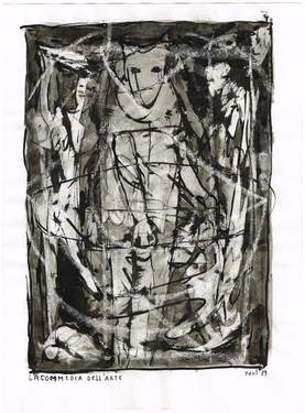 <p>The Bedwin Flux. LA COMMEDIA DELL'ARTE. 1989</p>
©scan: Wilfried Wynants