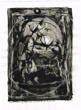 <p>The Bedwin Flux. Before sinking into the cauldron of rebirth. 1989</p>
©scan: Wilfried Wynants