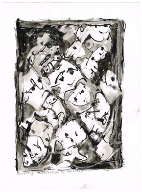 <p>The Bedwin Flux. Sovereing mascarade of the Totem. 1989</p>
©scan: Wilfried Wynants