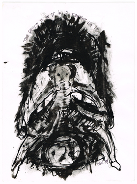 <p>The Bedwin Flux. THE DEUCE IS IN IT IF I CANNOT DO IT. 1989</p>
©scan: Wilfried Wynants