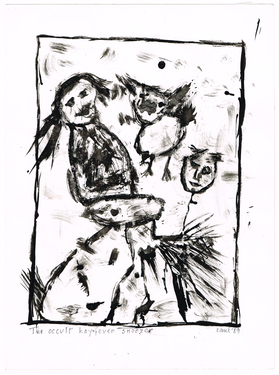 <p>The Bedwini Flux. The occult hayfever sneezer. 1989</p>
©scan: Wilfried Wynants