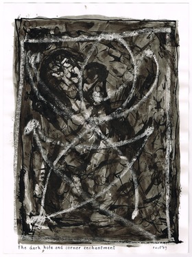 <p>The Bedwin Flux. The dark hole and corner enchantement. 1989</p>
©scan: Wilfried Wynants