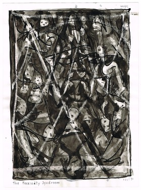 <p>The Bedwin Flux. The Necessity Syndroom. 1990</p>
©scan: Wilfried Wynants