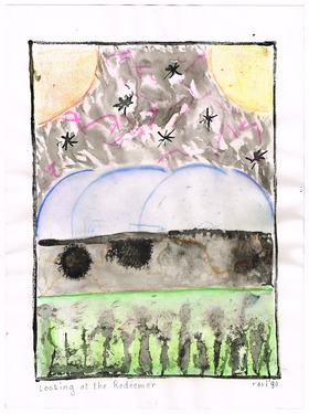 <p>The Bedwin Flux. Looking at the Redeemer. 1990</p>

<p>&nbsp;</p>
©scan: Wilfried Wynants