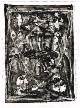 <p>The Bedwin Flux. Overlappings on Time-Space-Zeropoint. 1990</p>
©scan: Wilfried Wynants