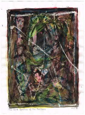 <p>The Bedwin Flux. The dark Spectres of the Puritans. 1990</p>
©scan: Wilfried Wynants