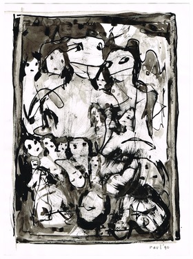 <p>The Bedwin Flux. 1990</p>
©scan: Wilfried Wynants