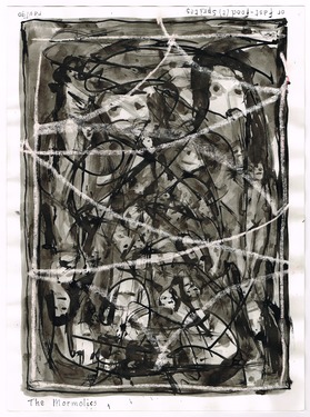 <p>The Bedwin Flux. The Mormolics // or fast-food (t) Sprites. 1990</p>
©scan: Wilfried Wynants