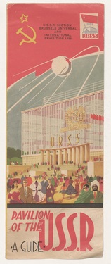 <p>The USSR Pavilion brochure from the Brussels World's Fair 1958</p>
©scan:  M HKA