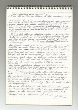 Notebook over Dia en het Spiegelbeeld