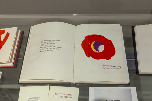 <p>Andrew Webb artist book showing <em>Heavenly Flowers</em>.<br />
In: <em>"I WILL SEE YOU TOMORROW"</em> – 02.05-29.08.2021</p>
©image:  We Document Art, Courtesy Annie Gentils Gallery