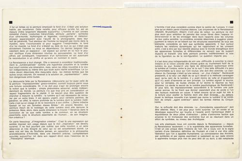 <p>Pagina 8-9: Philippe D&#39;Arschot, &#39;De la lumi&egrave;re au numineux&#39; (2/6)</p>
