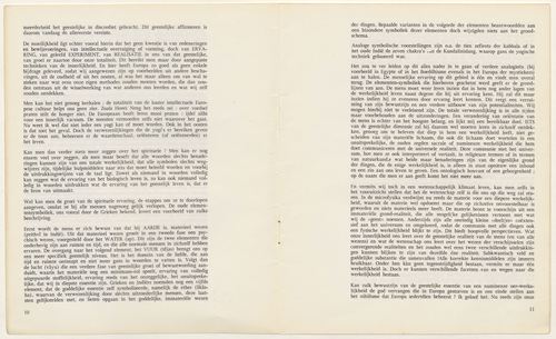 <p>Pagina 10-11: Erik van Ruysbeek, &#39;Over een geestelijke dimensie&#39; (3/5)</p>
