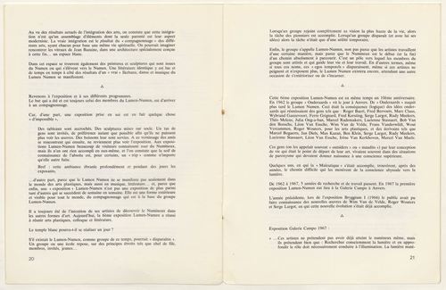 <p>Pagina 20-21: inleidende tekst (Franstalig, 2/4)</p>
