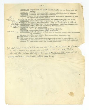 Lexicon: menselijk - instinct - materie / Het groot verschil tussen de zotheid en de genialiteit