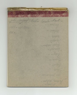 Travel diary (Sankt Gallen, Vienna, Paris, Marseilles, Soll, Italy)